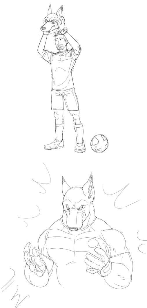 stagzuniverse:  Xolo mascot transformation for @dcrest13 and hopefully the sizing