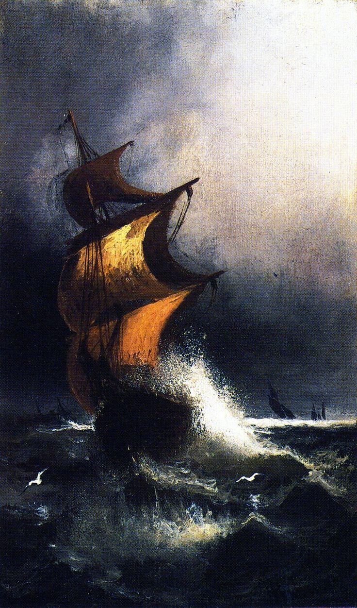wasbella102:  Henry Ossawa Tanner - Ship in a Storm