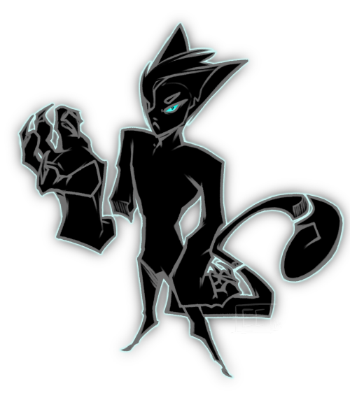 Got a free Draw To Enter raffle going on right now for this ghost cat Datagrim Error!Check it out he