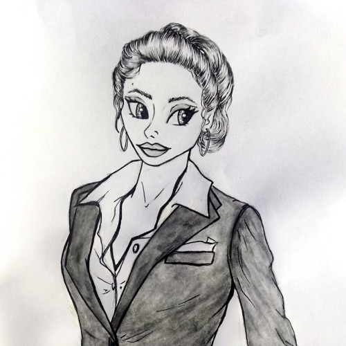 nr-does-art:INKOTBER DAY 2: SUITBecause strong women in suits are on another level !!~~~ inspired by