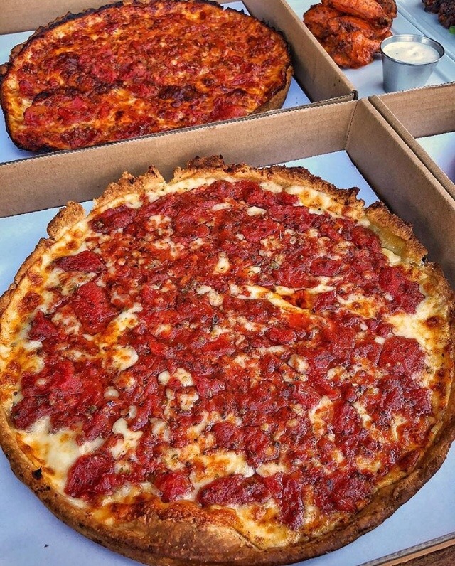 foodieapprovedeats:  Rance’s Chicago Pizza 🍕 📍Costa Mesa, CA 📍Long Beach,