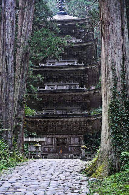 Goju-to on Mount Haguro, Yamagata Prefecture