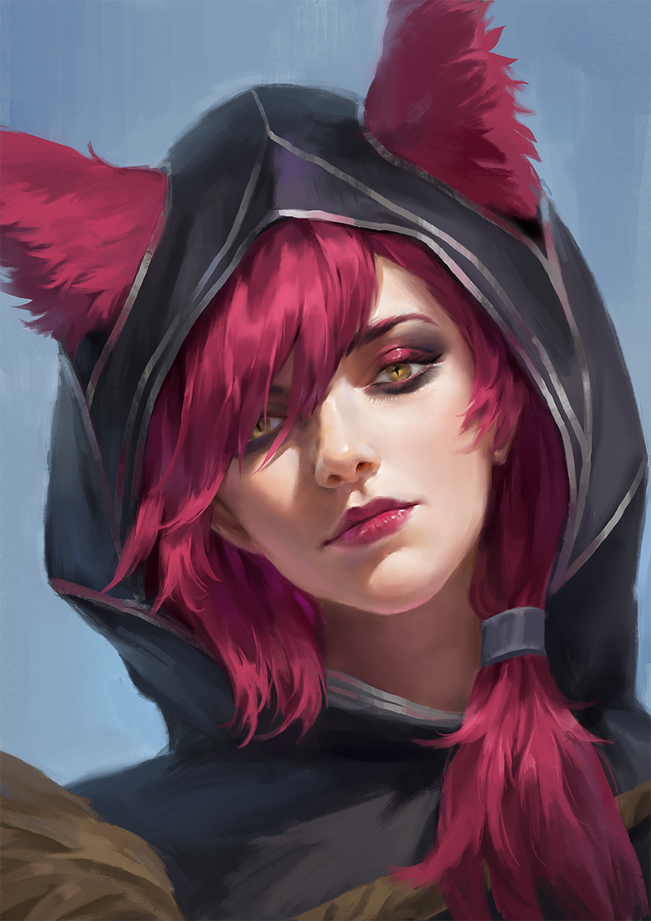 rarts:  Bird girl Xayah (The Rebel): League of Legends (LOL) game pic [by Xiao xiao]