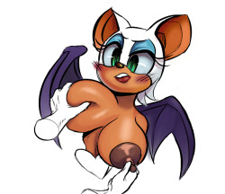 isolatedpornartest:  rouge getting fondled 