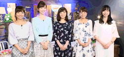 masatokusaka: Since this past week’s episode of Friday TheNIGHT aired on the fifth Friday of the month, all 4 of the weekly assistant MCs appeared together for the first time! And since it was technically already April 1st, they surprised Ayachan by