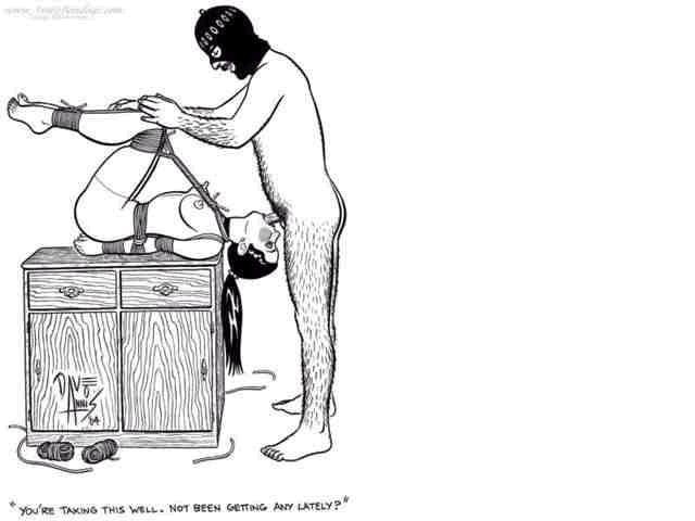 bobspornblog:  Love Dave Annis’ cartoons to much fun and bondage 