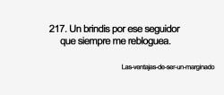 las-ventajas-de-ser-un-marginado:  -365 Brindis. 