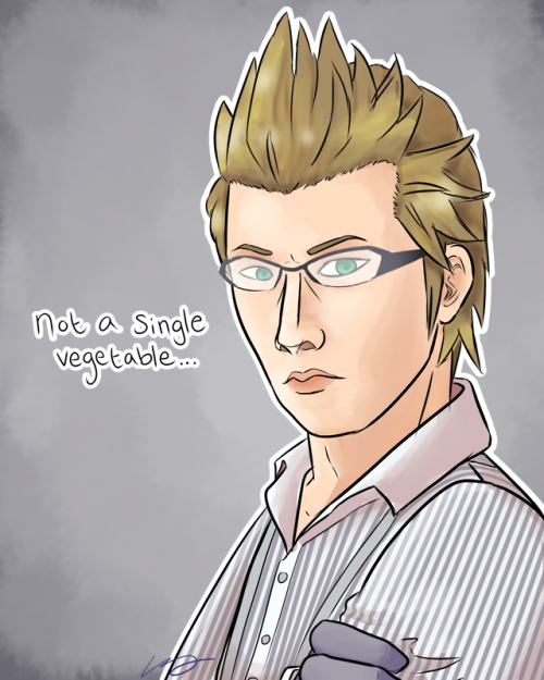 I met Adam Croasdell (Ignis’ voice actor) who, apart from being an absolute sweetheart, said “not a 