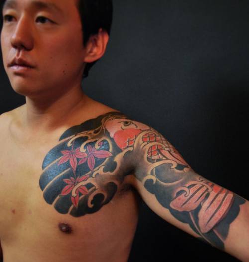 @kirintattoo#nishikigoi #koi #kirintattoo #japanesetattoo #japanesecollective (em Kirin Tattoo)