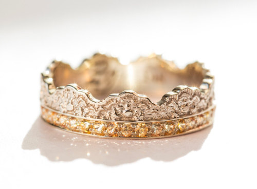 cervirae:sosuperawesome:Lace Rings - including Custom Lace - by Precious Lace Jewelry on EtsyMore li