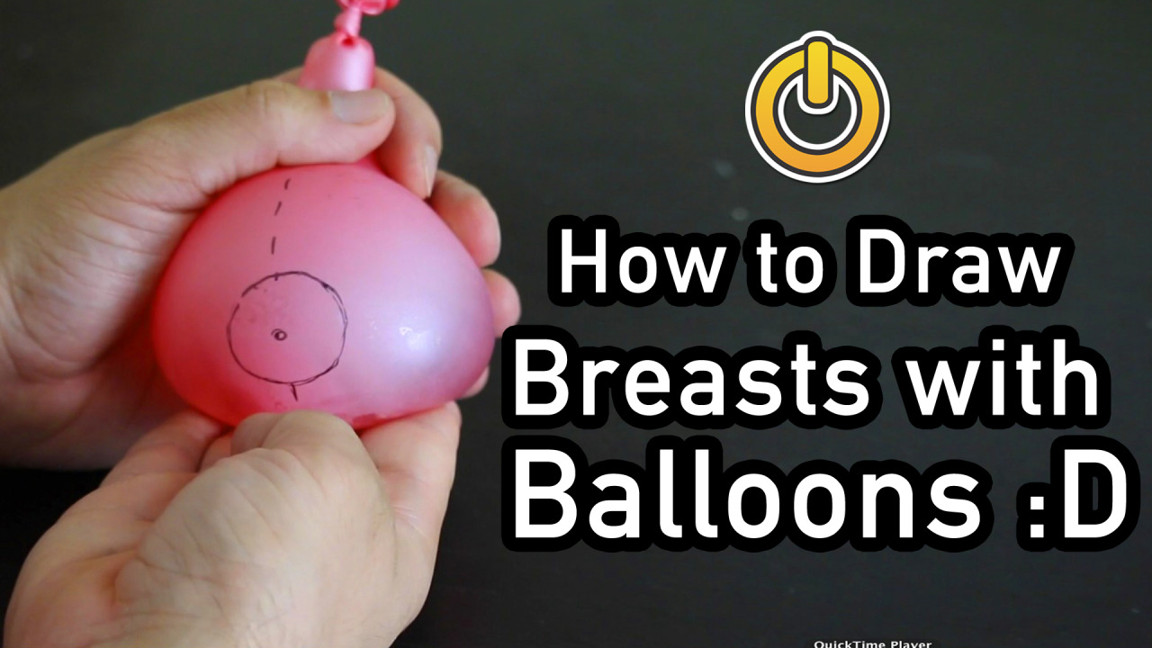 reiquintero:  New video tutorial HOW TO DRAW BREAST WITH BALLOONS is out FREE on