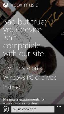 wtf-mobile-web:  Microsoft Xbox site isn’t available on Microsoft Phone. Microsoft fail. via @schwabby   And the hits keep on coming. I hate both companies, so fuck them both.