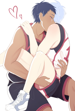 muffarino:  The other, more risque, birthday gift for Aomine ≧ω≦ 
