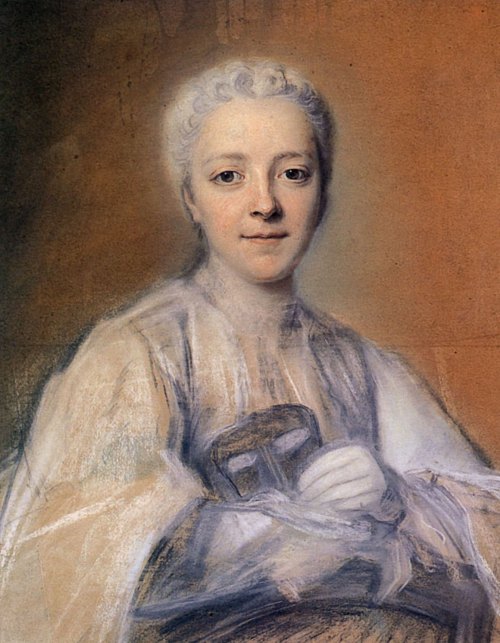 Jeanne Elisabeth de Geer, Baroness Tuyll, Maurice Quentin de La TourMedium: pastel