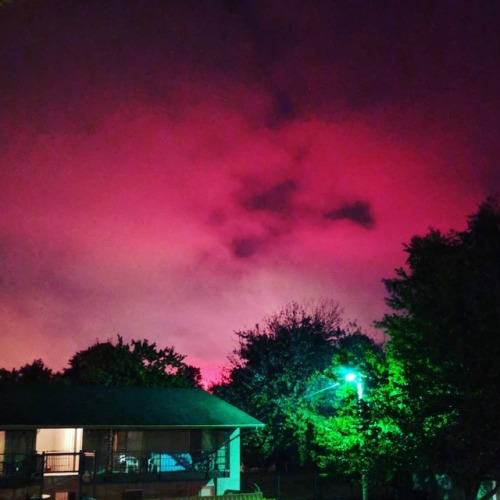 Once a year, Arkansas has it&rsquo;s own beautiful #AuroraPorkealis  www.instagram.com/p