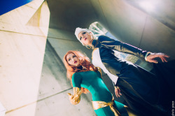 lionheartaly:Phoenix and Storm at Sydnova 2014! Storm is K. Photos by Pireze Costumes made by us.