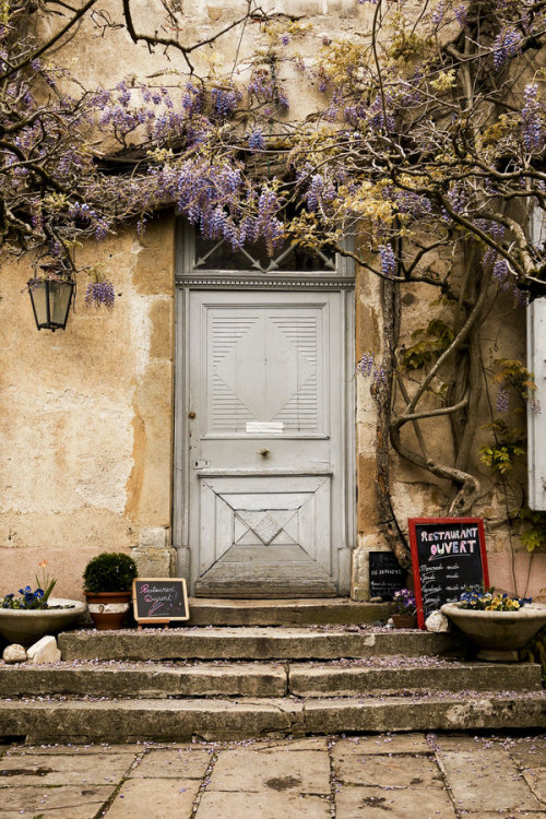 travelingcolors:Village Door, Vézeley | France (by annamarcella24)