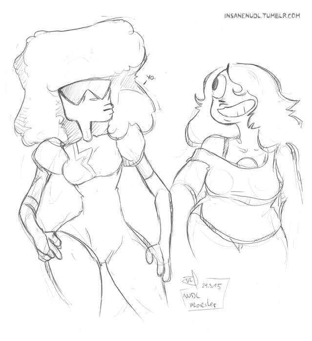 insanenudl:  Steven Universe doodles :D Love that show
