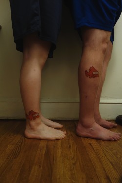 fuckyeahtattoos:  daughter / father tattoos 