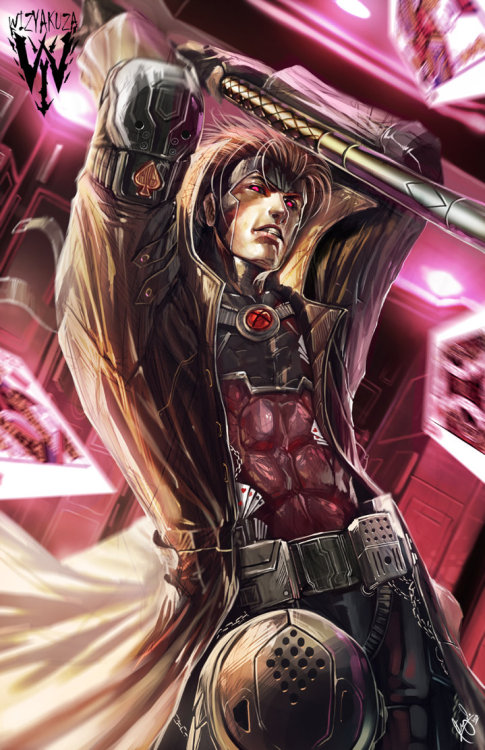 extraordinarycomics:    Gambit by wizyakuza. 