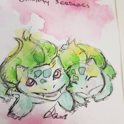 One day I&rsquo;ll be back properly, but in the meantime have some bulbasaur. @lemonsharks is re