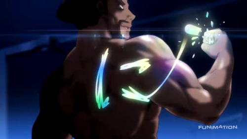 rule181:  The gay, buff guys from the first episode of Shomin Sample.If FUNimation puts this show on YouTube, I am going to make so many gifs. *sigh* Well, I am going to have to watch this entire show now just because of these guys. The show actually