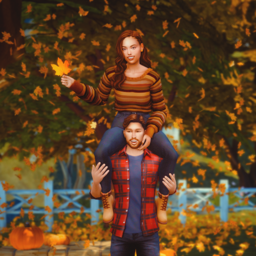 Starry x Katverse – Autumn Couple Poses Today I bring you a beautiful set of autumn couple poses in 