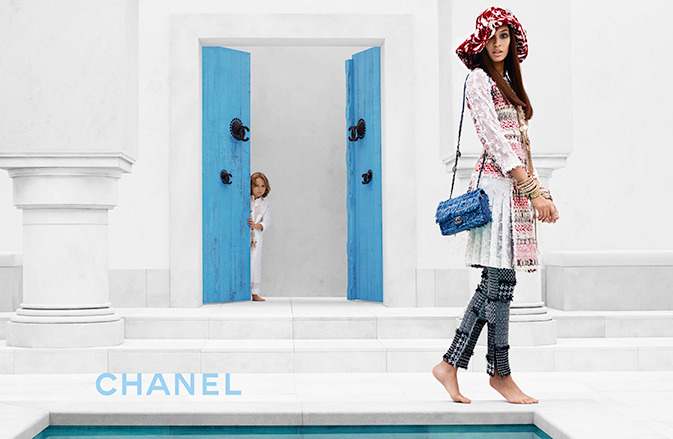 vogue-is-viral:  Chanel Country Cruise 2014/15 Ad Campaign Joan Smalls and Hudson