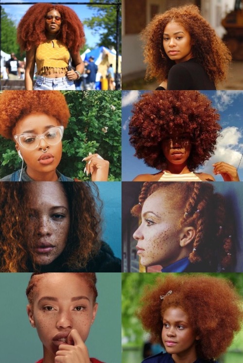 blvckboymagick:Black Girl Aesthetic: Ginger (I do not claim ownership of any of the above photos.)