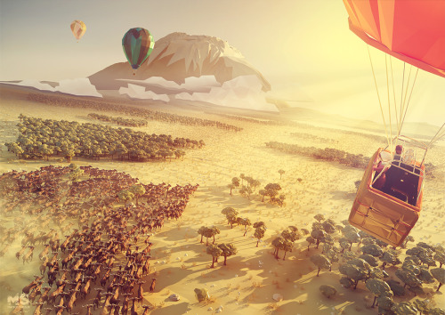 Low Poly World by Mat SzulikClient: Etihad AirwaysAgency: M&C Saatchi Abu Dhabi