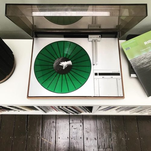 • @erolalkan The new @rideox4official I produced lands tomorrow on @wichitarecs. My green vinyl