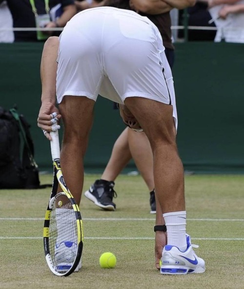 celebundiedrawer:  Rafael Nadal’s see through white shorts have done so much for the world :’)