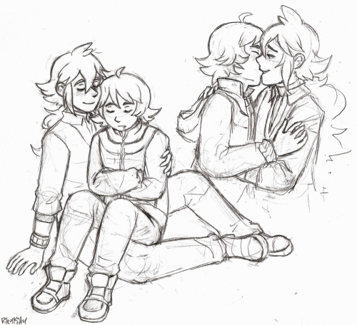 Cute characters napping together is my weakness  ;;>->