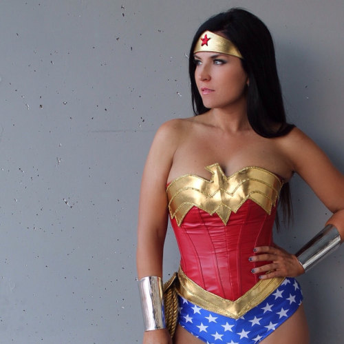AZ Supergirl (USA) As Supergirl And  VivaWW as Wonder Woman.
