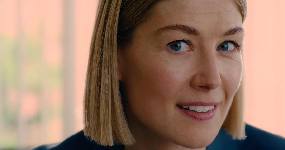 rating the frame. â€” A strong performance from Rosamund Pike that we...