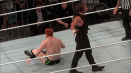 tina619:  madamemox:  Dean vs Sheamus in Taipei,Taiwan  Ohh my, I love that!! 
