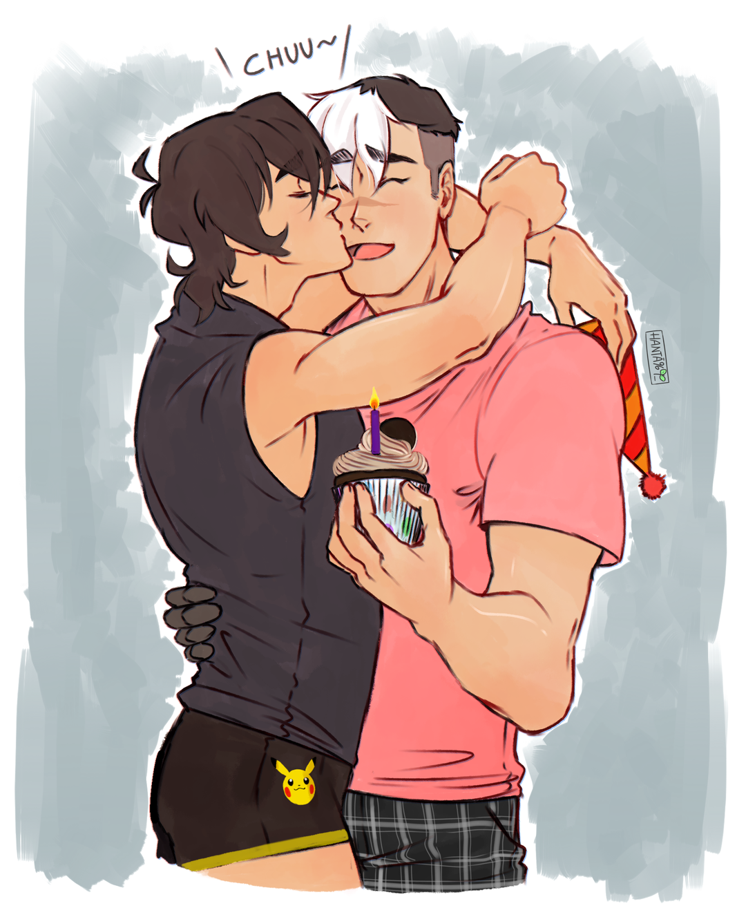 sheithfromvoltron: hanta96art:   S: “Whoa, what a surprise! Kisses, cuddles and