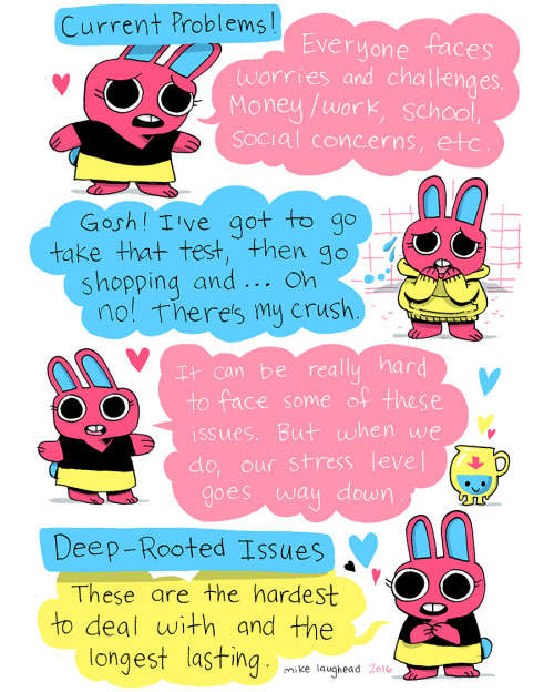 mikelaughead:mikelaughead:I made a self-help comic last year about affirmations. Here is another one