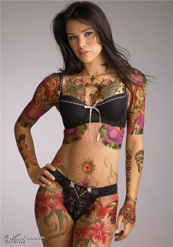 inked-dollz:  Inked girl