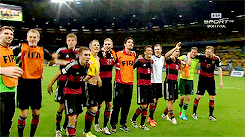 leawrences:  Germany NT celebrate their victory over Brazil 