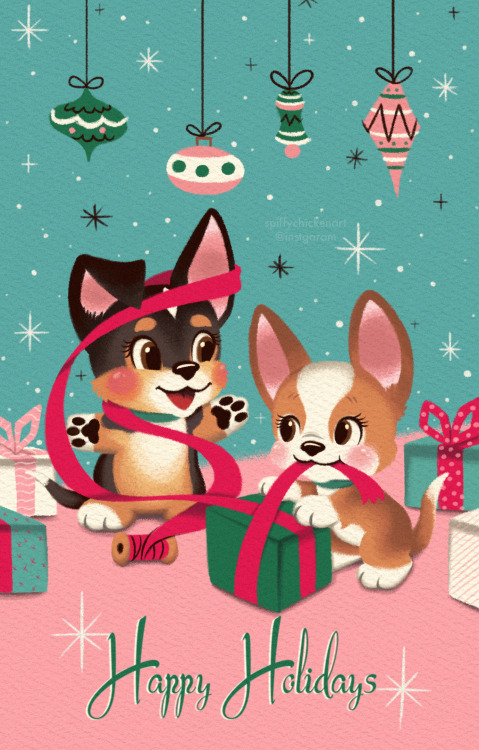 My holiday card design for the year! Happy belated holidays!