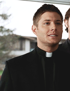angvlicmish: Dean In Priest Outfit → 1x14 | 4x03 | 12x04 
