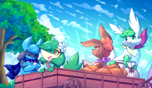 "Journey" A Fun Group Drawing With The Gotu Cast I Worked On The Past Week ^^