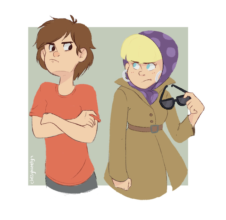 classykatelyn:Ah so I did do a bunch of sketches of these dweebs, but I don’t think
