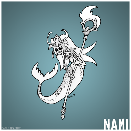 carlospacone: League of Legends Champions A-Z Nami Nami is one of my favorite supports. Her water sp
