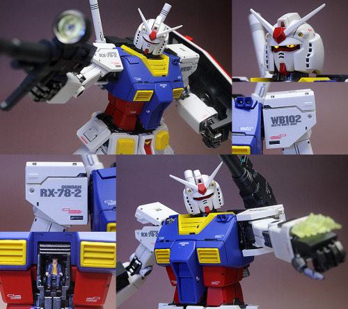 gunjap:[Painted Build] MG 1/100 RX-78-02 Gundam (Gundam The Origin版) REVIEW No.19 Big Size Images, I