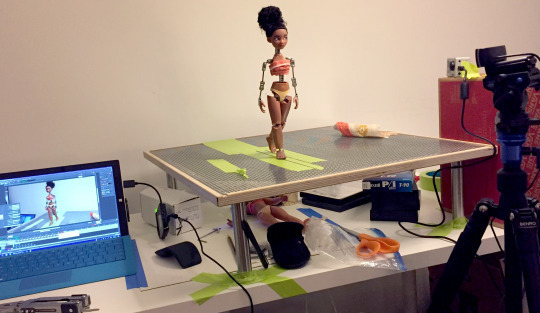 mindfulwrath: animatingforfun:  Stop-Motion Moana “We can rebuild her… We have the technology… We know the way!”   A few months ago I ripped apart a Moana doll and made it into a stop-motion puppet using a kinetic armature kit.      The walk