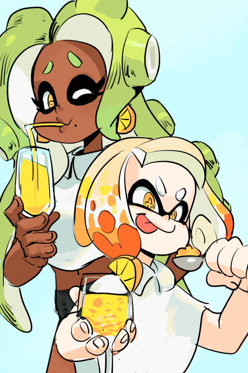 Here are some Pearl and Marina illustrations I&rsquo;ve done before, a couple relating to some of th