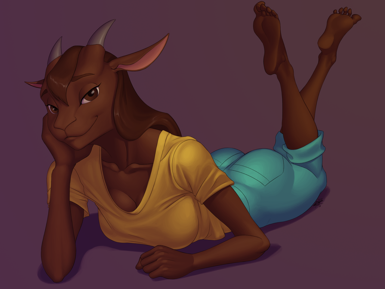 ldraptor:Com for for Tigress7Kizaru over on inkbunny