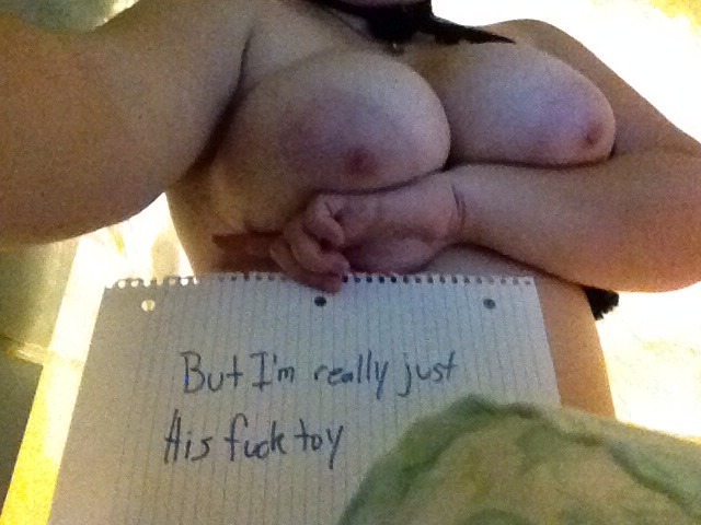 mistermasterslittleone:  Slutty follow the leader task 2 for dumbbigtittedslut. Hope